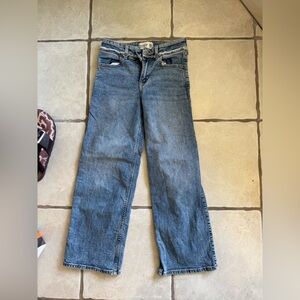 abercrombie kids Straight Jeans - Light Blue Wash